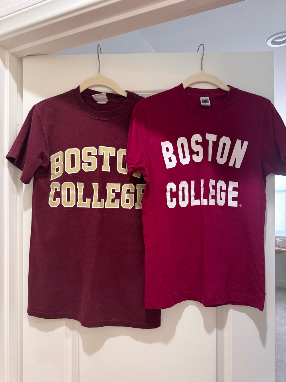 Boston College Maroon Graphic Tee Size S (Set of 2)